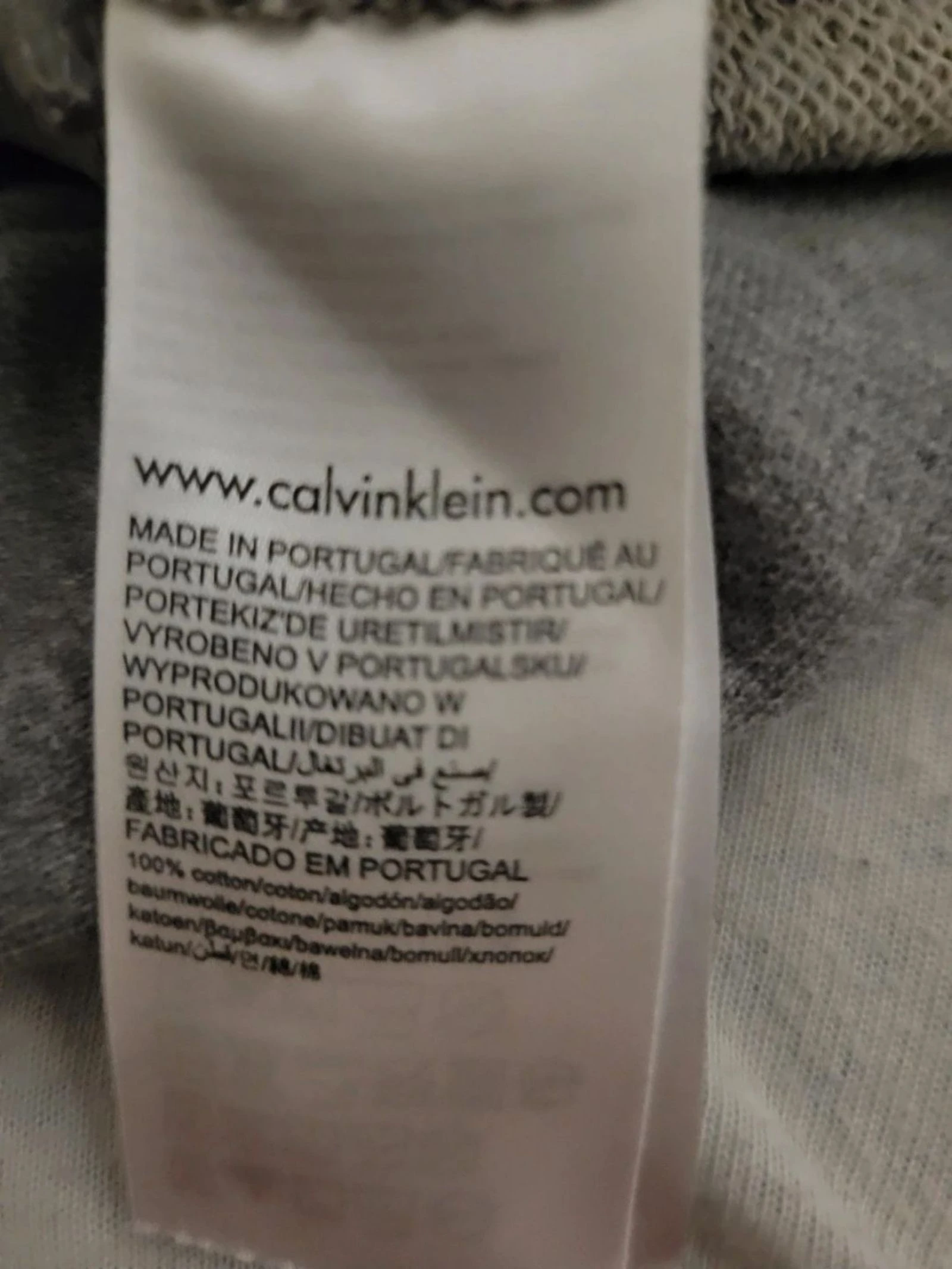 Vestido moletom cinza com bolso Calvin Klein Jeans tamanho S – photo 8